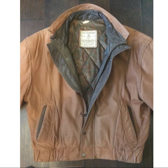 Members Only Leather Jacket - Picture 1 of 4